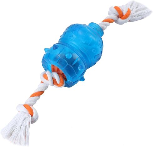 ألعاب توزيع المكافآت التفاعلية للكلاب من تيكاتون، لعبة شد الحبل وعقدة الجرو المتينة للسلالات الصغيرة/المتوسطة/الكبيرة، وحدة تغذية بطيئة للملل وتحفيز التدريب in Kuwait