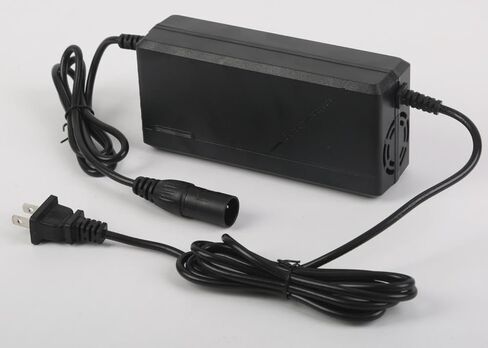 54.6V 3A Lithium Battery Charger AC Adapter Power Supply for 48V Lithium Li-ion Batteries Pack with 3 Pin XLR Plug in Kuwait