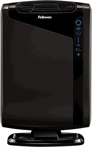 قالب منقي هواء الغرفة الكبيرة Fellowes AeraMax 300، الروائح والغبار والدخان والمواد المسببة للحساسية والجراثيم مع فلتر HEPA الحقيقي وتنقية 4 مراحل، أبيض ( in Kuwait