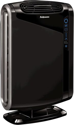 قالب منقي هواء الغرفة الكبيرة Fellowes AeraMax 300، الروائح والغبار والدخان والمواد المسببة للحساسية والجراثيم مع فلتر HEPA الحقيقي وتنقية 4 مراحل، أبيض ( in Kuwait