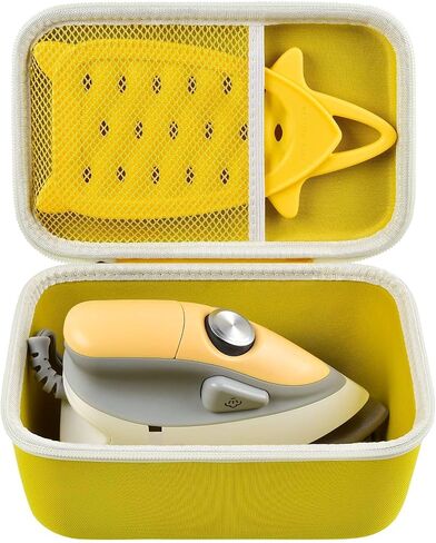 حافظة GWCASE متوافقة مع جهاز Oliso M2 Pro Mini Project Iron. حامل منظم لحمل مكاوي السفر مع جيب شبكي يناسب النعل والإكسسوارات الأخرى (الصندوق فقط) - وردي in Kuwait