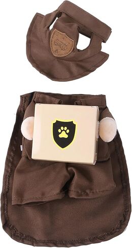 IKALI UPS Delivery Driver Dog Costume UPS Mailman Box Mail Carrier Pet Cat Funny Halloween Costume Christmas Party Holiday Dress-up Apparel Uniform Outfit in Saudi Arabia