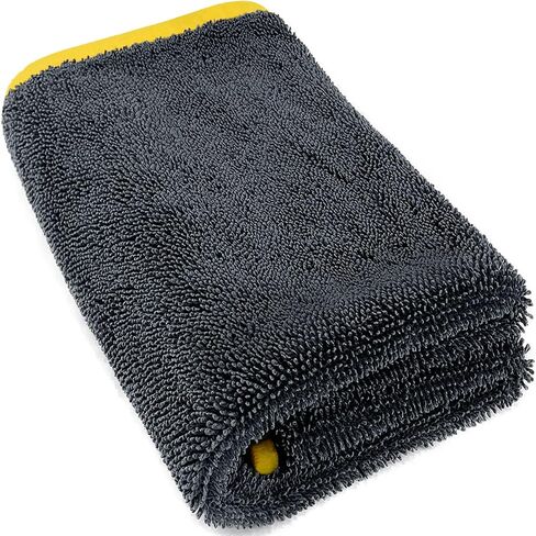 Airlab Microfiber Car Drying Towel Extra Large Car Wash Auto Detailing Super Absorbent Cleaning Cloth Ultra Soft Lint Free, Streak Free, 600GSM, 24'' x 35'', 1 Pack in Saudi Arabia