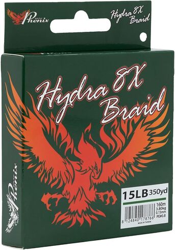 Phenix Rods X8 PE MOSSGRN 80 LBS 1640 YDS (1500M) Braid Line in Saudi Arabia