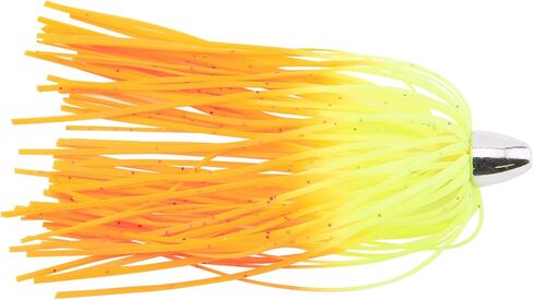 C&H، King Buster Lure، تنورة Firetail/Green Firetail، رأس 1/8 أونصة / 3.5 جم، 2.5 بوصة / 6.35 سم، 3 قطع in Kuwait