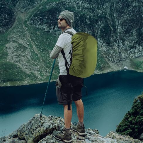 Alephnull Backpack Rain Cover Waterproof Rain Cover for Backpack Anti-Dust 30-100L for Travel Cycling Hiking and Outdoor Activities in Saudi Arabia
