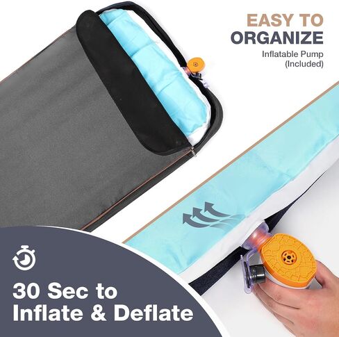 Dog Bed for Large Dogs - 50" x 28" Orthopedic Dog Bed with Removable & Washable Cover, Inflatable XL Pet Mat with Anti-Slip Bottom Supports Dogs Up to 150lbs in Saudi Arabia