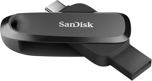 SanDisk 256GB Phone Drive for Android - The 2-in-1 USB for Smartphones, Tablets, and Computers - Thumb Drive with USB Type-C and Type-A Connectors - SDDDC6-256G-G46 in Saudi Arabia