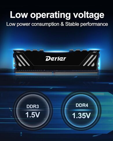 DDR4 RAM 32GB Kit (2x16GB) 3200MHz Desktop Computer Memory Module CL20 XMP 2.0 Overclockable Memory UDIMM for Gaming, Streaming, and Professional Work - Black in Saudi Arabia