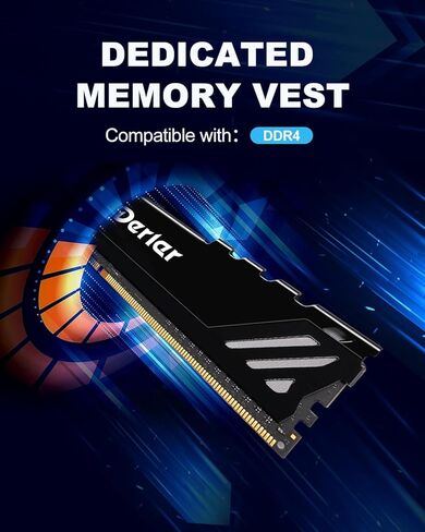 DDR4 RAM 32GB Kit (2x16GB) 3200MHz Desktop Computer Memory Module CL20 XMP 2.0 Overclockable Memory UDIMM for Gaming, Streaming, and Professional Work - Black in Saudi Arabia