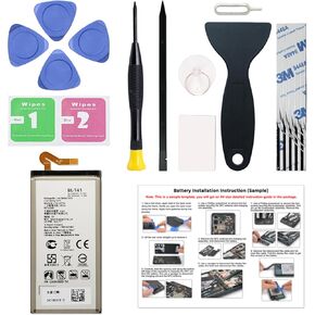 New Upgraded Battery for LG G8 ThinQ, BL-T41 Replacement Battery Compatible with LG G8 ThinQ, with Repair Tools & Instruction