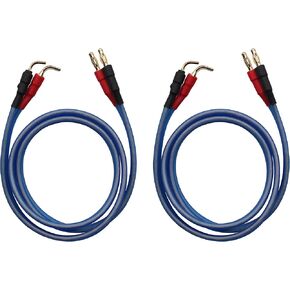 GU-H 1pair Set(4 pin Plug+4 Banana Plug) 14 Gauge AWG HiFi 4N OFC Speaker Wire. Pin Plug to Banana Plug. GU-H (4M(13.12ft)) in Saudi Arabia