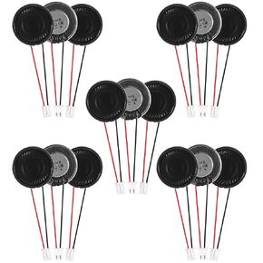 Alinan 15pcs 1W 8 Ohm 28MM Mini Speaker Round Internal Magnet Speaker MP3 MP4 Player Speaker with 60MM Cable Length
