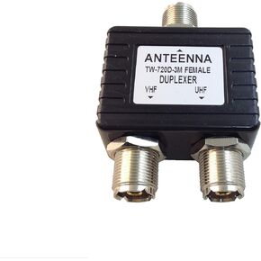 TW-720D-3M Female Duplexer SO-239-S0-239(VHF)/SO-239(UHF) UHF Female-UHF Female(VHF)/UHF EMALE(UHF) MJ-MJ(VHF)/MJ(UHF)