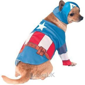 Rubie's Marvel Universe Captain America Pet Costume, Large