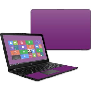 Mightyskins Skin Compatible with Hp 15t Laptop 15.6" (2017) - Solid Purple | Protective, Durable, and Unique Vinyl Decal Wrap Cover | Easy to Apply, Remove, and Change Styles | Made in The USA