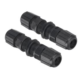 MECCANIXITY Waterproof RJ45 Coupler, Dual Head Shielded Female to Female IP67 Ethernet Outdoor LAN Cable Connector for Cat5e/Cat5, Pack of 5
