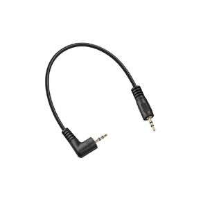 PNGKNYOCN Right Angle 2.5mm Audio Aux Cable,90 Degree Angle 2.5mm TRS Male to 2.5mm Male Headset Headphone Stereo Audio Adapter Cable （0.3M）