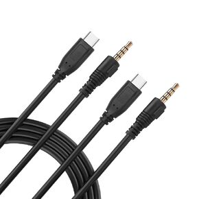 Aux to USB C Cable,Type-C to 3.5mm TRRS Audio Auxiliary Jack Cable,USB C to 1/8" 3.5mm Stereo Jack Connector Cable for Headphone,Car Stereo,Home Stereo, Speaker 3.3 FT(2PCS)