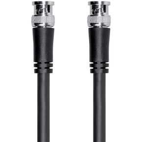 Monoprice SDI BNC Cable - 6 Feet - Black, 12Gbps, 16 AWG, Dual Copper, Aluminum Shielding, for Transmitting UHD-SDI Video Signals - Viper Series
