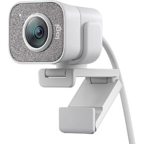 لوجيتيك كاميرا ويب ستريم كام بريميوم من فور كريتورز للبث وابتكار المحتوى، FHD 1080p 60 اطار في الثانية، عدسة زجاجية فاخرة، تركيز تلقائي ذكي، للكمبيوتر/ماك - جرافيت