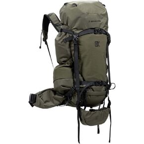 Bakcou Ridgpak 40L Hunting Backpack – Durable 500D Cordura, Molded Backpanel, Integrated Raincover, Hydration Sleeve, Trekking Pole Attachment, Dual Rifle/Scope Pockets, Airflow Vent Outdoor Gear