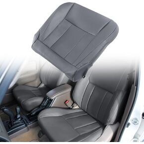 Front Driver or Passenger Side Bottom Leather Seat Cover Gray Compatible with Toyota 4Runner 1996 1997 1998 1999 2000 2001 in Kuwait