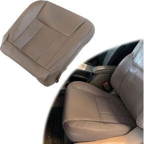 Front Driver or Passenger Side Bottom Leather Seat Cover Gray Compatible with Toyota 4Runner 1996 1997 1998 1999 2000 2001