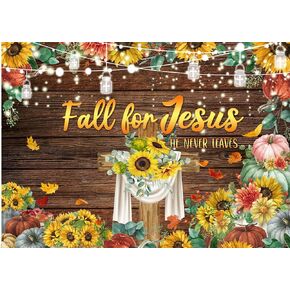 7x5f Fall Thanksgiving Backdrop He Never Leaves Photography Background Autumn Thanksgiving Party Decoration Thanksgiving Family Party Banner D732