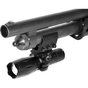 Trinity tactical flashlight with Mount for 20 gauge pumps single rail adapter hunting accessories.