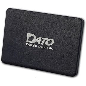 DATO 512GB SSD 2.5" SATA III Internal Solid State Drive, 3D NAND, SLC Cache, Up to 535/500 MB/s, Compatible with Laptop & PC Desktop