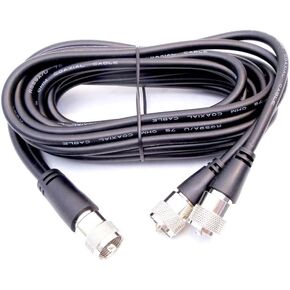 ProComm 9' Dual Plug-Plug Coax w/PL259