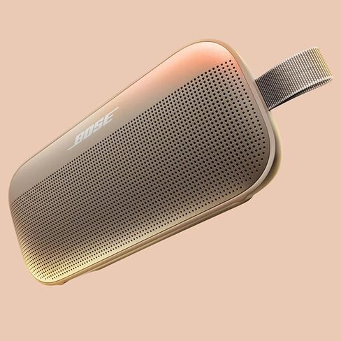 Bose New SoundLink Flex Portable Bluetooth Speaker (2nd Gen), Outdoor Speaker with Hi-Fi Audio, Up to 12 Hours Battery, Waterproof and Dustproof, with Slinger Hard Travel Case & USB Plug (Black) in Kuwait