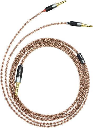 كابل ترقية GUcraftsman 6N نحاسي كريستالي واحد 3.5 مم/4.4 مم/4 سنون XLR كابل سماعة الرأس لـ HIFIMAN SUSVARA Ananda Arya SUNDARA Edition XS HE1000se HE5se HE6se (قابس 4Pin XLR، اثنان 3.5 مم) in Kuwait