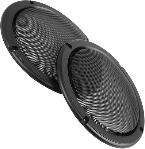 Unifizz Car 2pcs Cover 7" Mesh Protector Car Speaker Cover Woofer Subwoofer Grill Black in Saudi Arabia