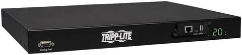 Tripp Lite 1.4kW Single-Phase ATS / Switched PDU with LX Platform Interface, 120V outlets (8 5-15R), 2 5-15P 120V 12ft Inputs, 1U Rack-Mount, TAA, 2 Year Warranty (PDUMH15ATNET ) Black in Kuwait
