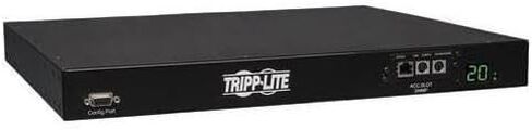 Tripp Lite 1.4kW Single-Phase ATS / Switched PDU with LX Platform Interface, 120V outlets (8 5-15R), 2 5-15P 120V 12ft Inputs, 1U Rack-Mount, TAA, 2 Year Warranty (PDUMH15ATNET ) Black in Kuwait
