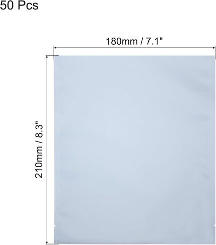 MECCANIXITY 50Pcs Anti Static Bags ESD Shielding Bag Flat Open Top Anti Static Bag for Electronic Devices 6.7x11 Inch(170x280mm) in Saudi Arabia