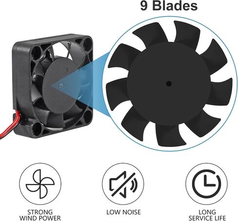 4Pcs 60mm Fan 6015 DC 12V 2.36in Brushless Cooling 60mm x 60mm x15mm Fan Cooler 2 Pin Fan for 3D Printer Extruder DIY Fan Computer CPU Cooling Fan in Saudi Arabia