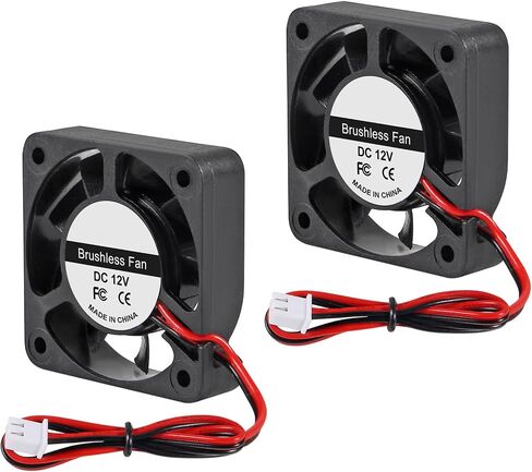 4Pcs 60mm Fan 6015 DC 12V 2.36in Brushless Cooling 60mm x 60mm x15mm Fan Cooler 2 Pin Fan for 3D Printer Extruder DIY Fan Computer CPU Cooling Fan in Saudi Arabia