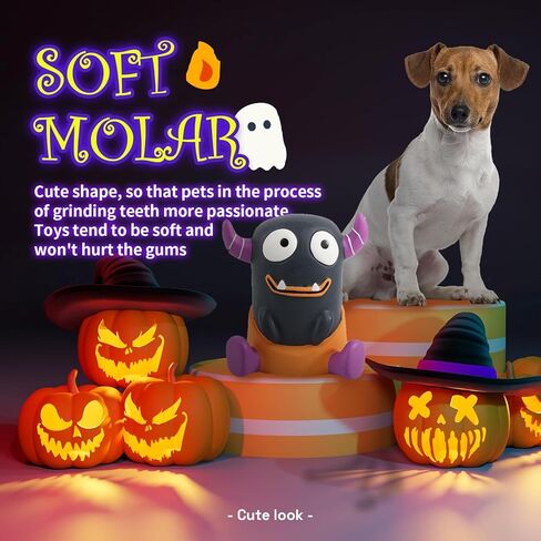 الكل من أجل الكفوف الهالوين بمقبض كرة اليقطين الباليستية للكلاب، لعبة كرة الكلب القطيفة لقضاء العطلات، ألعاب جلب الكلاب، كرات السحب لوقت الإثراء، ديكورات الهالوين للمنزل، وليس للمضغ العدواني in Kuwait