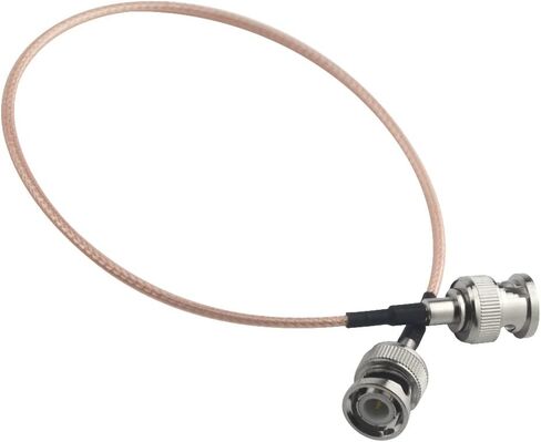 XINGYHENG 2Pcs BNC Male to BNC Male Connector Cable Nickel Plated Low Loss Coaxial Extension Cable 50 Ohm for Video Camera Antena System(1ft) in Saudi Arabia