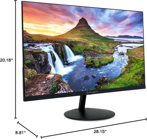 AOPEN by Acer 31.5 Inch 4K UHD ZeroFrame Home & Office Monitor | AMD FreeSync | Ultra-Thin Stylish Design | HDR 10 | 4ms G to G | Low Blue Light | Tilt | DP 1.2 & 2 x HDMI 2.0 in Saudi Arabia