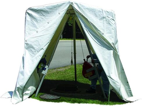 خيمة اللحام الخارجية والمساحات المحصورة من Sellstrom، ارتفاع 6.5 بوصة، عرض 6.5 بوصة، طول 6.5 بوصة، قماش PVC، عالمي، S97260 in Kuwait