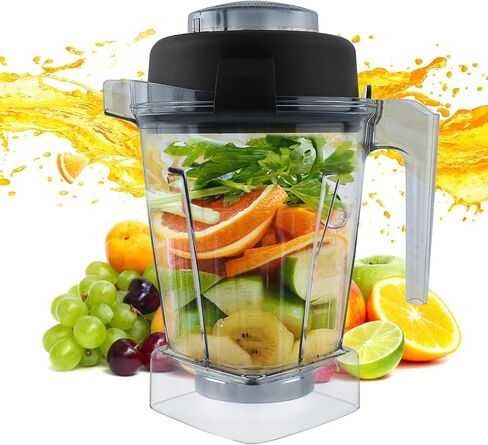 لإبريق خلاط Vitamix 48oz، يستبدل E310 320 Pro200 5200 6300 VM0197 56085 Classic Explorian Propel Commercial Series Blender Cup 48oz، لحاوية إبريق بديلة Vitamix، دعم لمدة 3 سنوات in Kuwait