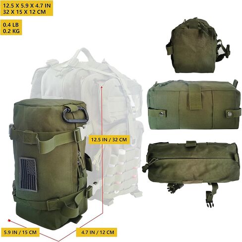 Tactical Pouches Molle Admin Pouches Large Capacity Pouch Carrier Bag in Kuwait