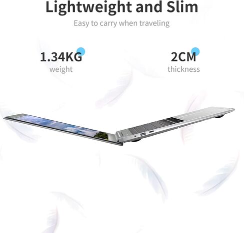SGIN 15.6 Inch Display 4GB DDR4 RAM+128GB SSD Laptop, Notebook with Celeron Quad Core Processor, UHD Graphics 600, Mini HDMI, Webcam, USB3.0, WiFi, Bluetooth 4.2, 5000mAh(Sliver) in Kuwait