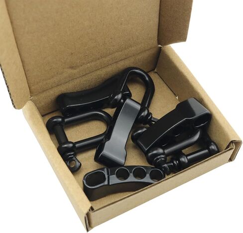 4 قطع من سبيكة المظلة بإبزيم سلكي قابل للتعديل على شكل حرف D وإبزيم من سبائك الزنك للاستخدام في الهواء الطلق DIY مظلة حبل سوار باراكورد للتخييم باللون الأسود in Kuwait