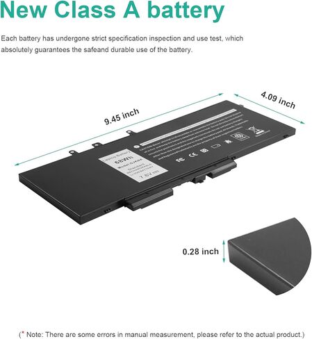 TREE.NB 56WH 33YDH Laptop Battery for Dell Inspiron 17 7000 7778 7779 7786 7773 15 7577 G3 3579 3779 G5 5587 G7 7588 Latitude 13 3380 14 3490 15 3590 3580 Vostro 15 7580 7570 PVHT1 P30E 81PF3 081PF3 in Saudi Arabia
