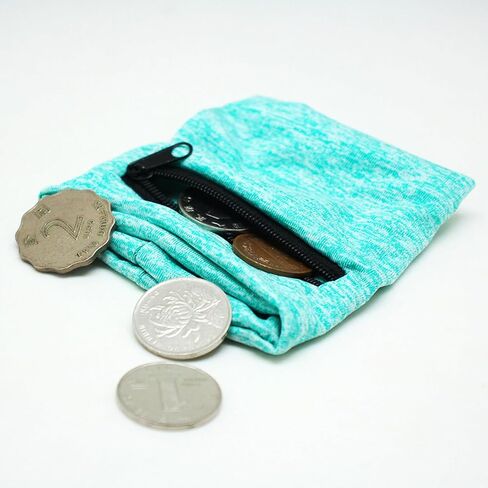 boshiho Unisex Zippered Wristband Pouch Runner’s Wrist Pocket Reversible Wrist Wallet in Kuwait